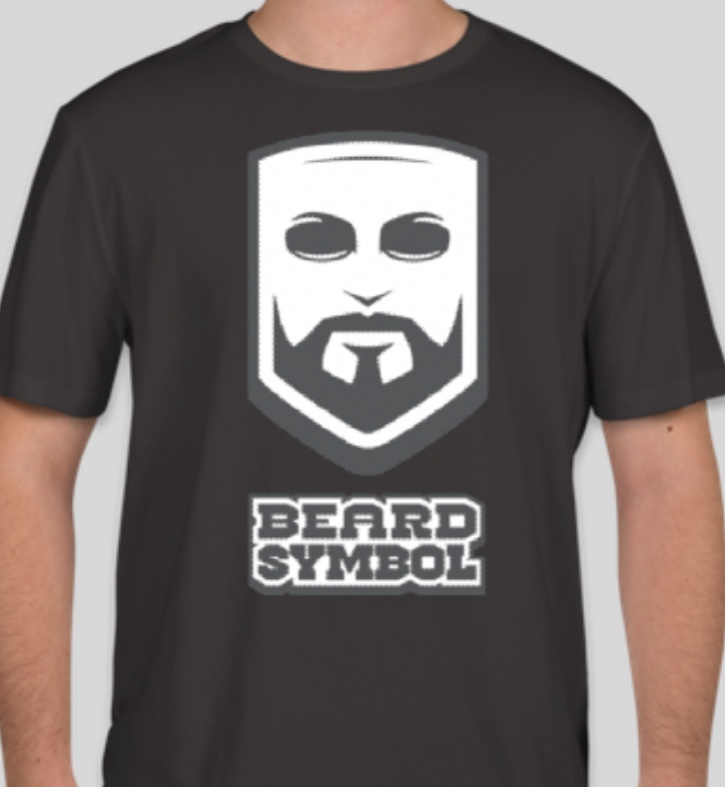 Beard Symbol T-Shirt Black