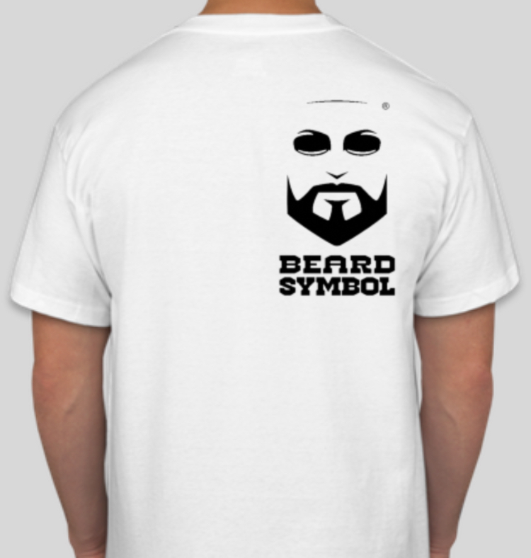 Beard Symbol T-Shirt White