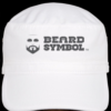 Beard Symbol Military Hat White