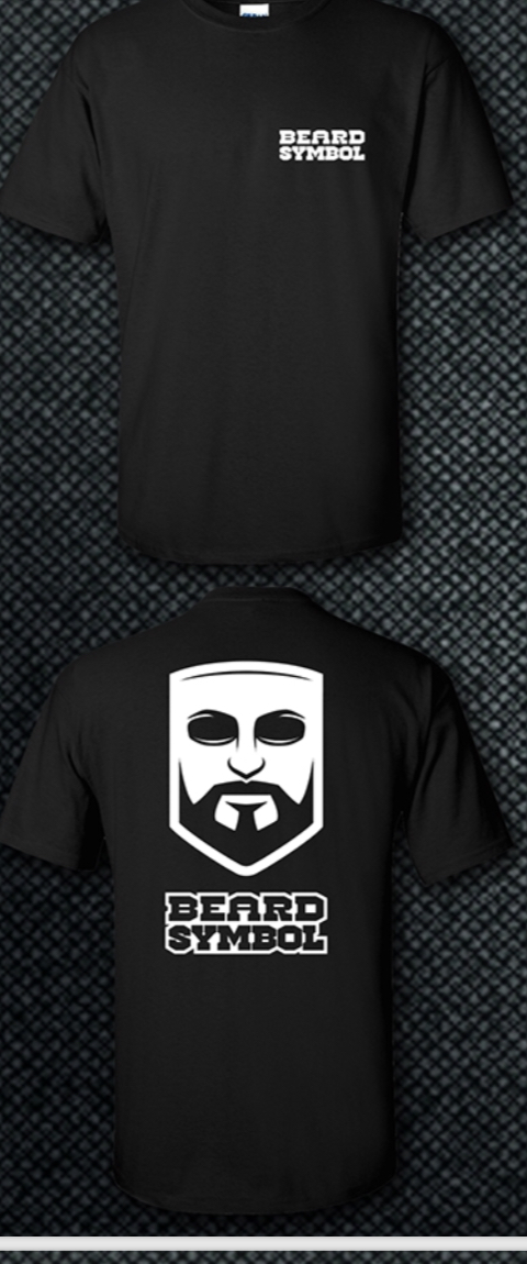 Beard Symbol T-Shirt Black