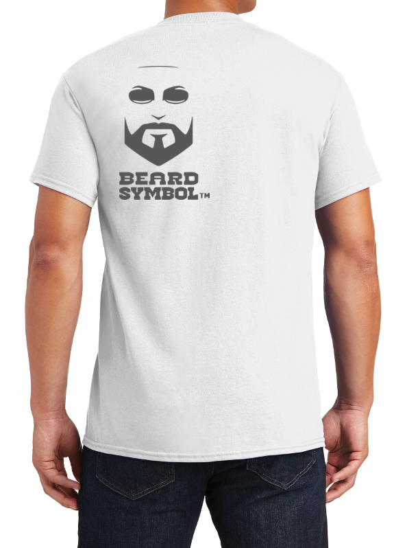 Beard Symbol T-Shirt White